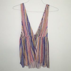 Urban outfitters rainbow top